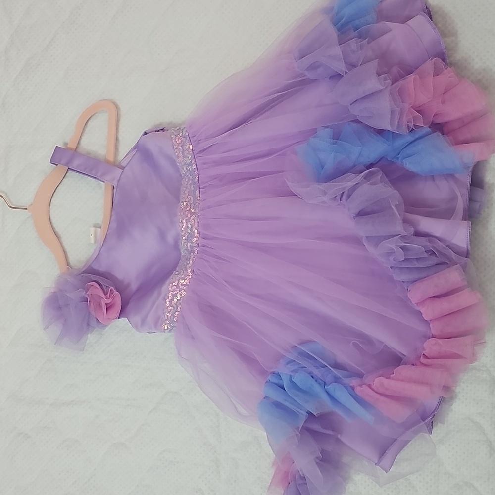 Stunning Princess Purple and Blue Todd Dress
